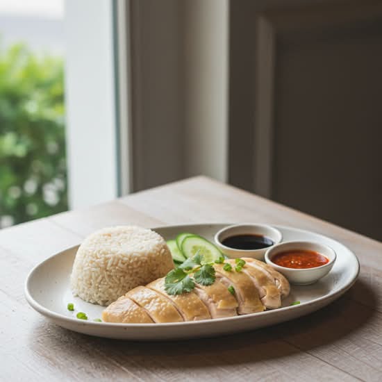 157. Chicken Hainanese (Half) 海南雞 (半隻)